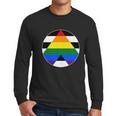 Ally Flag Circle Pyramid Pride Men Long Sleeve Tshirt