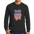 American Flag Teamster Definition Funny Fathers Day Graphic Design Printed Casual Daily Basic Men Long Sleeve Tshirt