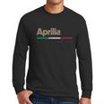 Aprilia Italian City Retro Flag Italy Gift Graphic Design Printed Casual Daily Basic Men Long Sleeve Tshirt