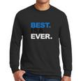 Mens Best Isa Ever Shirt Proud Estonian Dad Fathers Day Gifts Men Long Sleeve Tshirt