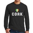 Cork Ireland Irish City Souvenir Eire FlagMen Long Sleeve Tshirt