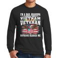 Mens Im A Dad Grandpa And Vietnam Veteran - Nothing Scares Me Men Long Sleeve Tshirt