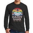 Daddy Shark For Dad Men Long Sleeve Tshirt