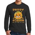 Daddy Shark Doo Boo Halloween Men Long Sleeve Tshirt