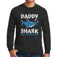 Daddy Shark Doo Doo Matching Family Shark Set Men Long Sleeve Tshirt