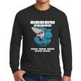 Daddy Shark Strength Men Long Sleeve Tshirt