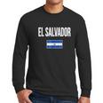 El Salvador Salvadorian Flag Men Long Sleeve Tshirt