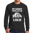 My Favorite People Call Me Lolo Filipino Grandpa Gift Men Long Sleeve Tshirt