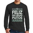 Feliz Navidad Putos Green Men Long Sleeve Tshirt