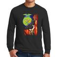 Ffa Emblem Inside American Flag Men Long Sleeve Tshirt