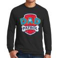 Funny Dad Patrol - Dog Dad Men Long Sleeve Tshirt