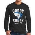 Funny Daddy Shark Doo Dad Birthday Gifts Men Long Sleeve Tshirt