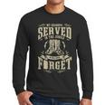 My Grandpa Served In The Jungle Vietnam Veteran Men Long Sleeve Tshirt