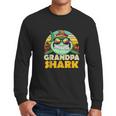 Grandpa Shark Grandpa Gifts From Grandchildren Fathers Day Men Long Sleeve Tshirt