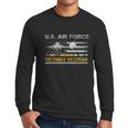 Great Gift Us Air Force Vietnam Veteran Usaf Veteran Usa Flag Gift Graphic Design Printed Casual Daily Basic Men Long Sleeve Tshirt