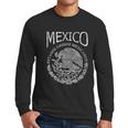 Hecho En Mexico Mexican Flag Coat Of Arms Escudo Mexicano For Men Men Long Sleeve Tshirt