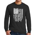 Jeep American Flag Men Long Sleeve Tshirt