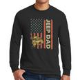 Jeep Dad American Flag Fars Day 4Th Of July Men Long Sleeve Tshirt