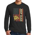 Jeep Dad American Flag Fathers Day 4Th Of July Men Long Sleeve Tshirt