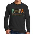 Jeep Papa Noun Like A Dad Just Way Cooler Vintage Men Long Sleeve Tshirt