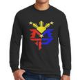 Manny Pacquiao Flag Sun Symbol Men Long Sleeve Tshirt