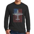 P3 Orion Color Vintage Flag Men Long Sleeve Tshirt