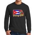 Patria Y Vida Cuba Flag Men Long Sleeve Tshirt