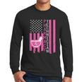 Pharmacy Technician American Flag Men Long Sleeve Tshirt