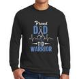 Proud Dad Diabetes Awareness Type 1 Insulin Pancreas Men Long Sleeve Tshirt