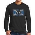 Scotland Flag Lion Rampant Scottish Pride Flag Gift Men Long Sleeve Tshirt