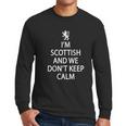 Scottish History Scottish Flag Rampant Lion Men Long Sleeve Tshirt