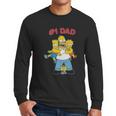 The Simpsons Cuddle Number One Dad Men Long Sleeve Tshirt