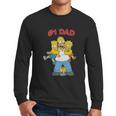 The Simpsons Cuddle Number One Dad Mens Men Long Sleeve Tshirt