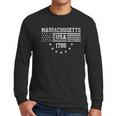 Ugp Campus Apparel Usa Flag Statehood America Founding State Pride Men Long Sleeve Tshirt