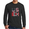 Usa Useh Us Flag Canada Men Long Sleeve Tshirt