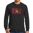 Vietnam Flag Men Long Sleeve Tshirt