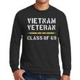 Vietnam Veteran Vet Ribbon Class Of 1969 69 Men Long Sleeve Tshirt