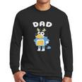 Vintage Bluey Dad Men Long Sleeve Tshirt