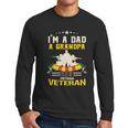 Vintage Dad Grandpa Vietnam Veteran Veteran Day Us Army Graphic Design Printed Casual Daily Basic Men Long Sleeve Tshirt