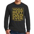 Yoda Best Dad Ever Men Long Sleeve Tshirt