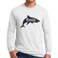 Daddy Shark Cool Best Dad Men Long Sleeve Tshirt