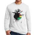 Dreads Ethiopian Flag Men Long Sleeve Tshirt