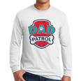 Funny Dad Patrol - Dog Dad Men Long Sleeve Tshirt