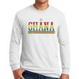 Ghana Country Flag Ghanaian Pride Men Long Sleeve Tshirt