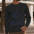 1 Dad Number One Logo Men Long Sleeve Tshirt