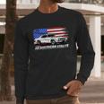 Aggressive Thread 1969 Camaro American Flag Men Long Sleeve Tshirt