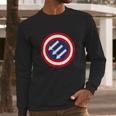 American Iron Front Retro Vintage Symbol Usa Flag Gifts Men Long Sleeve Tshirt