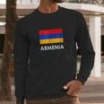 Armenia Flag For Armenians Loving Americans Men Long Sleeve Tshirt