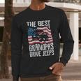 Best Grandpa Drivie Jeep Vintage New Design Men Long Sleeve Tshirt