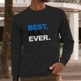 Mens Best Isa Ever Shirt Proud Estonian Dad Fathers Day Gifts Men Long Sleeve Tshirt